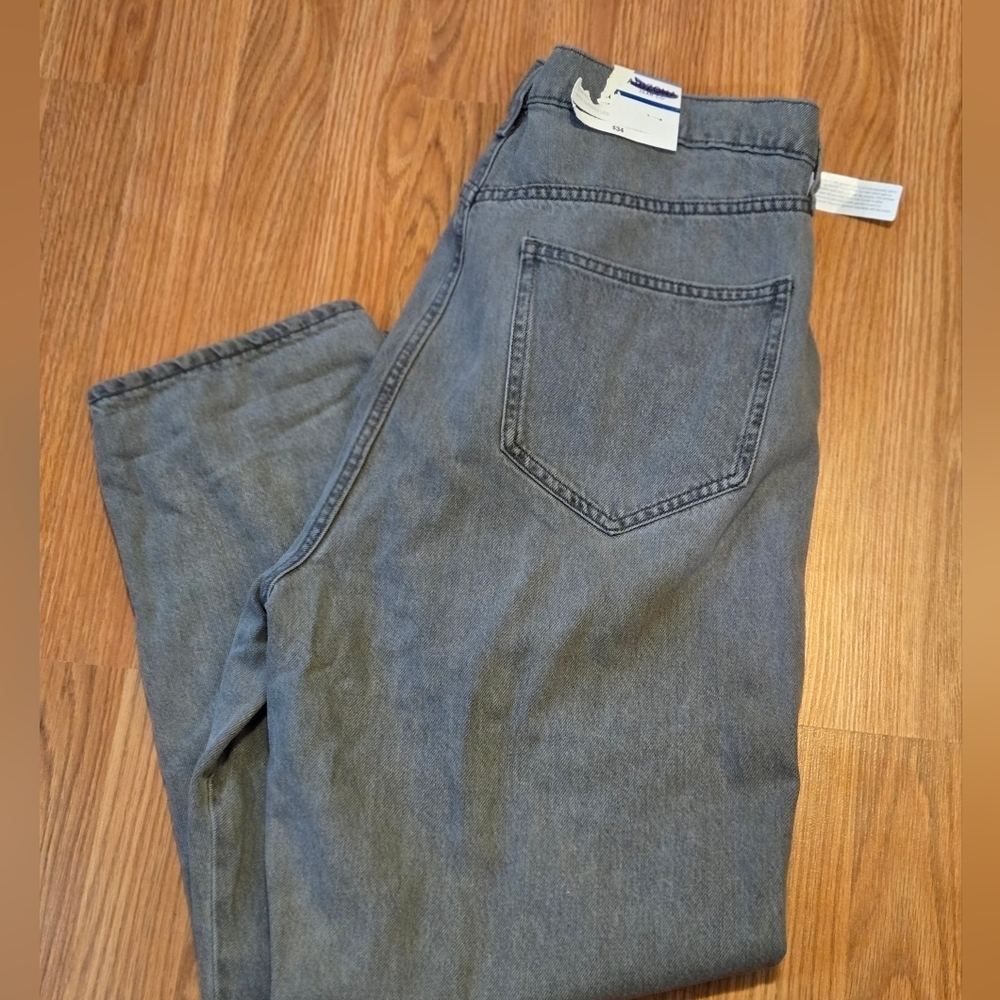 Arizona Jean Company Junior Size 19 Light Gray Relaxed Jeans - Picture 5 of 6